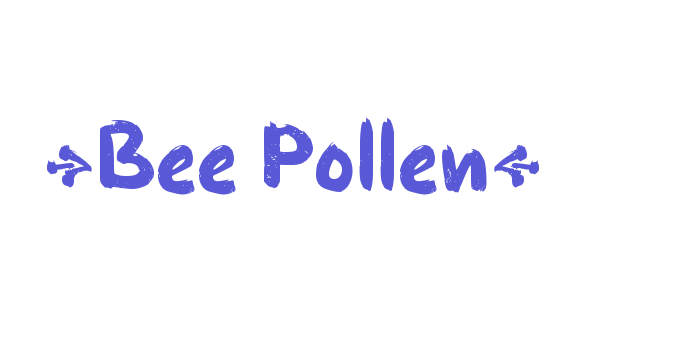 {Bee Pollen} Font